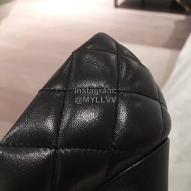 Bottega Veneta Autumn Winter New Leather High Heels For Women Black