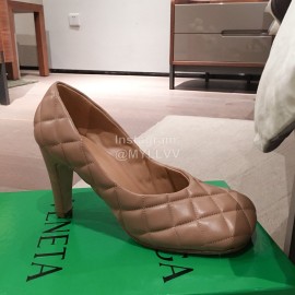 Bottega Veneta Autumn Winter New Leather High Heels For Women 