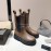 Bottega Veneta Autumn Winter New Leather Chelsea Boots For Women Brown