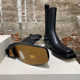 Bottega Veneta Autumn Winter Fashion Leather Chelsea Boots For Women Black