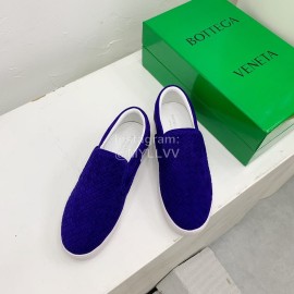 Bottega Veneta Blue Thick Bottom Woven Casual Shoes For Men And Women