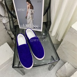 Bottega Veneta Blue Thick Bottom Woven Casual Shoes For Men And Women