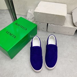 Bottega Veneta Blue Thick Bottom Woven Casual Shoes For Men And Women