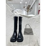 Bottega Veneta Autumn Winter New Leather Boots For Women Black