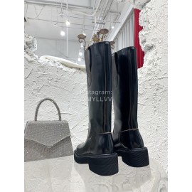 Bottega Veneta Autumn Winter New Leather Boots For Women Black