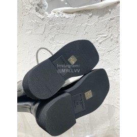 Bottega Veneta Autumn Winter New Leather Boots For Women Black