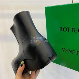 Bottega Veneta Autumn Winter New Pvc Environmental Protection Rain Boots  Black