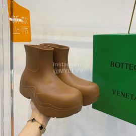 Bottega Veneta Autumn Winter New Pvc Environmental Protection Rain Boots Brown