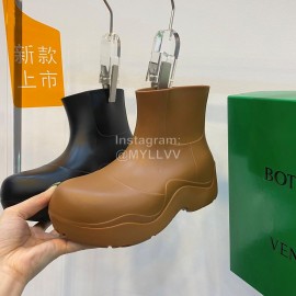 Bottega Veneta Autumn Winter New Pvc Environmental Protection Rain Boots Brown