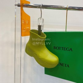 Bottega Veneta Autumn Winter New Pvc Environmental Protection Rain Boots Green