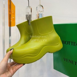 Bottega Veneta Autumn Winter New Pvc Environmental Protection Rain Boots Green