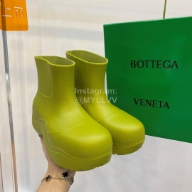 Bottega Veneta Autumn Winter New Pvc Environmental Protection Rain Boots Green