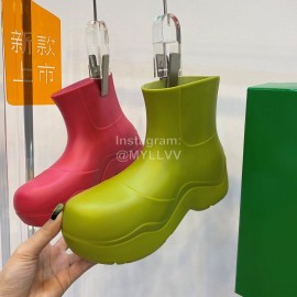 Bottega Veneta Autumn Winter New Pvc Environmental Protection Rain Boots Green