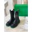 Bottega Veneta Autumn Winter New Thick Sole Leather Boots For Women Black