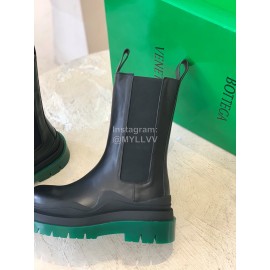 Bottega Veneta Autumn Winter New Thick Sole Leather Boots For Women Black