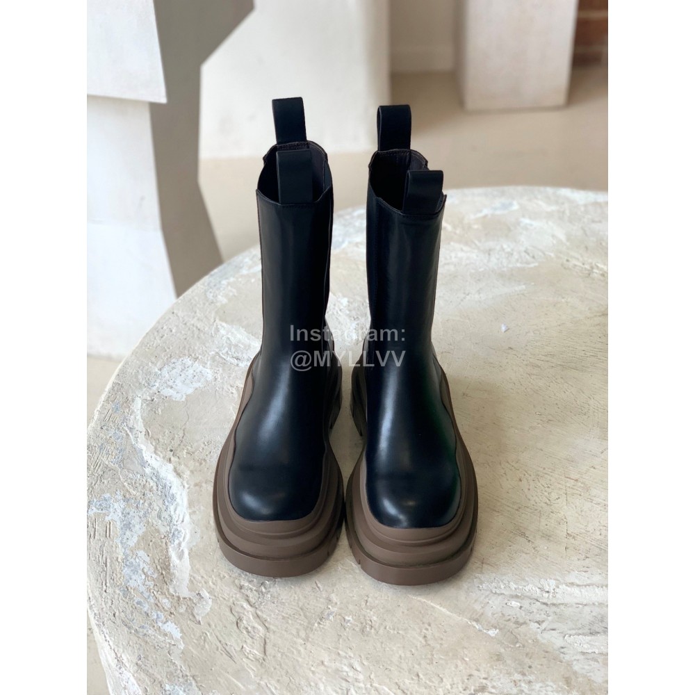 Bottega Veneta Autumn Winter New Thick Sole Leather Boots For Women