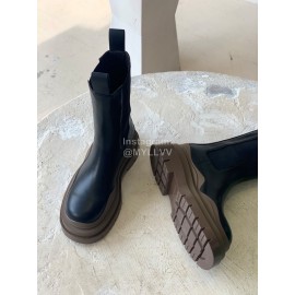 Bottega Veneta Autumn Winter New Thick Sole Leather Boots For Women