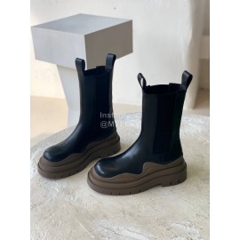 Bottega Veneta Autumn Winter New Thick Sole Leather Boots For Women