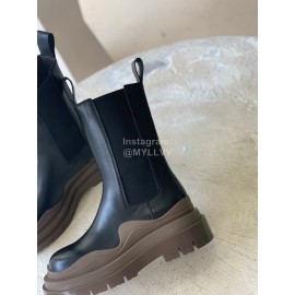 Bottega Veneta Autumn Winter New Thick Sole Leather Boots For Women