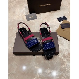 Bottega Veneta Spring Summer New Woven Calf Patent Leather Blue