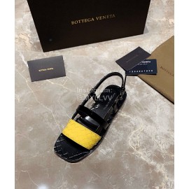 Bottega Veneta Spring Summer New Woven Calf Patent Leather Yellow