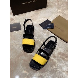 Bottega Veneta Spring Summer New Woven Calf Patent Leather Yellow