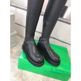 Bottega Veneta Autumn New Fashion Knee Elastic Boots For Women Black