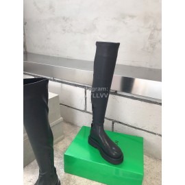 Bottega Veneta Autumn New Fashion Knee Elastic Boots For Women Black