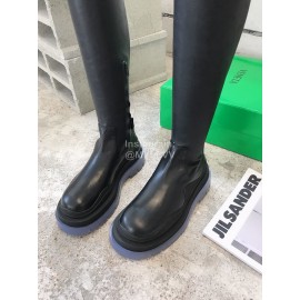 Bottega Veneta Autumn New Fashion Knee Elastic Boots For Women Blue