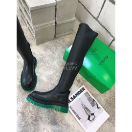 Bottega Veneta Autumn New Fashion Knee Elastic Boots For Women Green