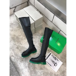 Bottega Veneta Autumn New Fashion Knee Elastic Boots For Women Green