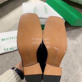 Bottega Veneta Spring Summer Square Head Alligator High Heel Sandals Black