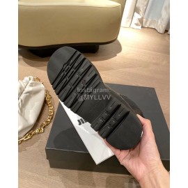 Bottega Veneta Classic Calf Leather Locomotive Boots For Women Black