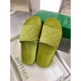 Bottega Veneta Spring Soft Sheepskin Slippers For Women Green