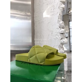 Bottega Veneta Spring Soft Sheepskin Slippers For Women Green
