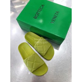 Bottega Veneta Spring Soft Sheepskin Slippers For Women Green