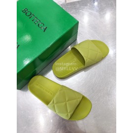 Bottega Veneta Spring Soft Sheepskin Slippers For Women Green