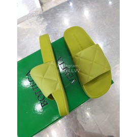 Bottega Veneta Spring Soft Sheepskin Slippers For Women Green