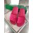 Bottega Veneta Spring Soft Sheepskin Slippers For Women Rose Red