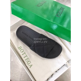 Bottega Veneta Spring Soft Sheepskin Slippers For Women Black