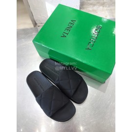 Bottega Veneta Spring Soft Sheepskin Slippers For Women Black