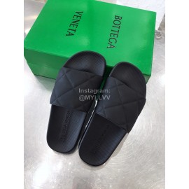 Bottega Veneta Spring Soft Sheepskin Slippers For Women Black