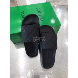 Bottega Veneta Spring Soft Sheepskin Slippers For Women Black