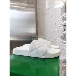 Bottega Veneta Spring Soft Sheepskin Slippers For Women White