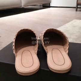 Bottega Veneta Spring New Woven Flat Heel Sandals For Women Khaki