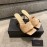 Bottega Veneta Spring Summer Leather Woven High Heel Slippers For Women Khaki