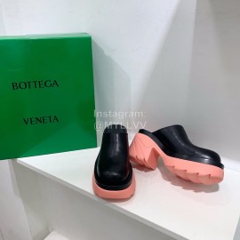 Bottega Veneta Autumn Winter New Calf Leather Thick High Heel Sandals Pink