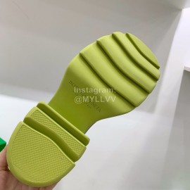 Bottega Veneta Autumn Winter New Calf Leather Thick High Heel Long Boots Yellow