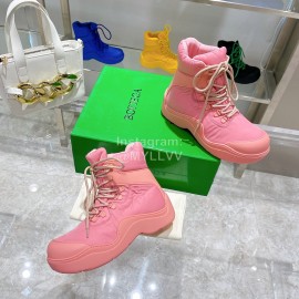 Bottega Veneta Fashion Waterproof Rain Boots For Women Pink