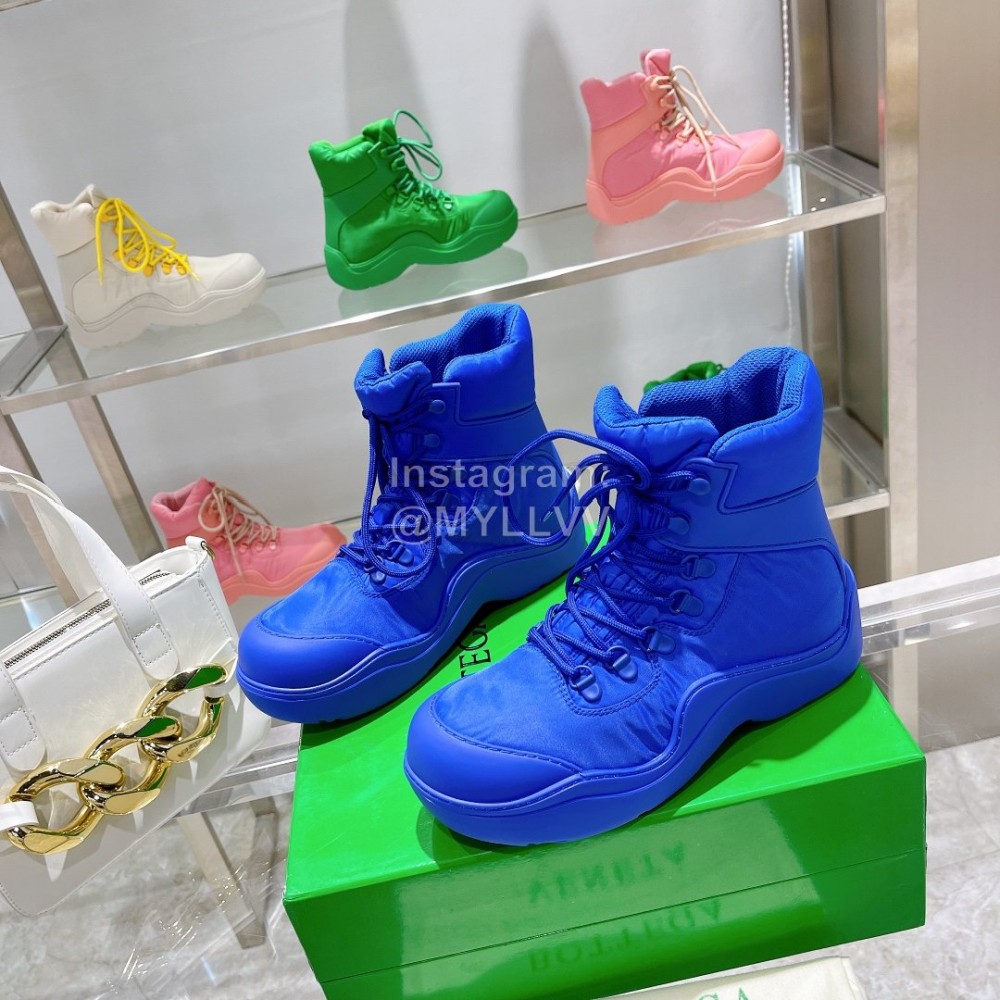 Bottega Veneta Fashion Waterproof Rain Boots For Women Blue